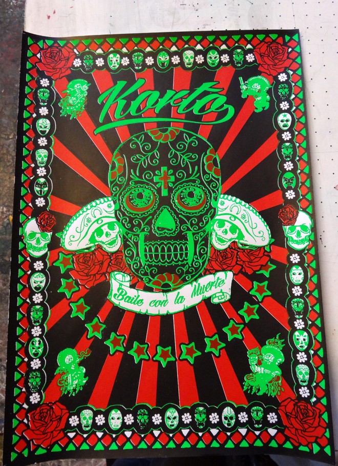 korto baile con la muerte affiche dec 13